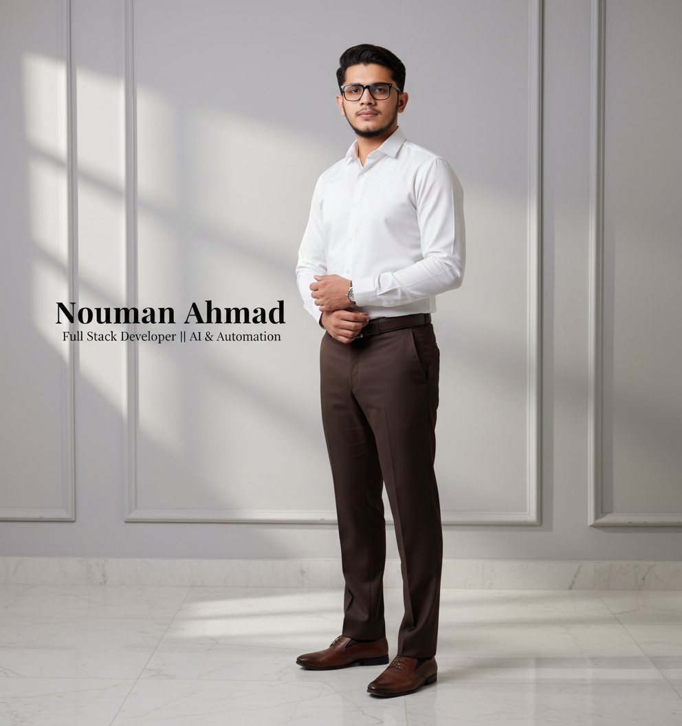 Nouman Ahmad AI Expert